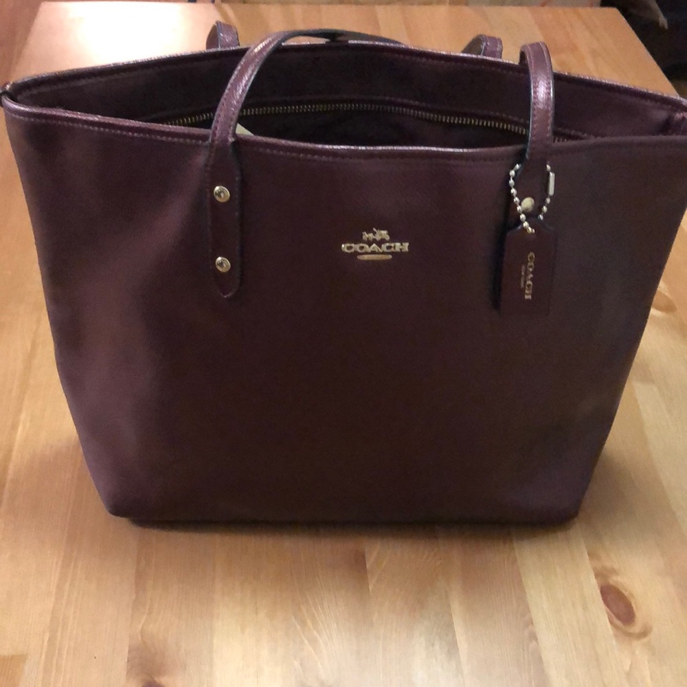 Purple Coach Purse